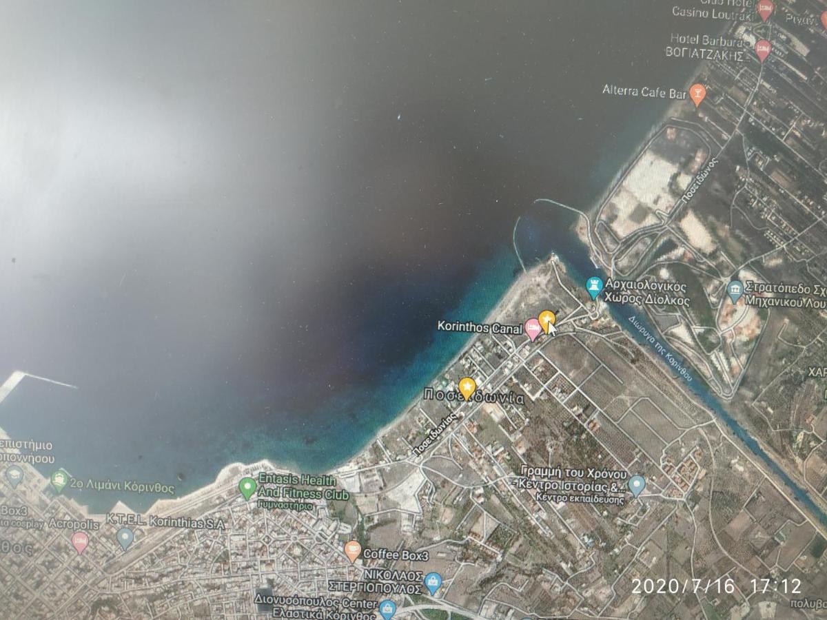 Studio Poseidonia Apartment 75Sqm Corinth Canal Luaran gambar