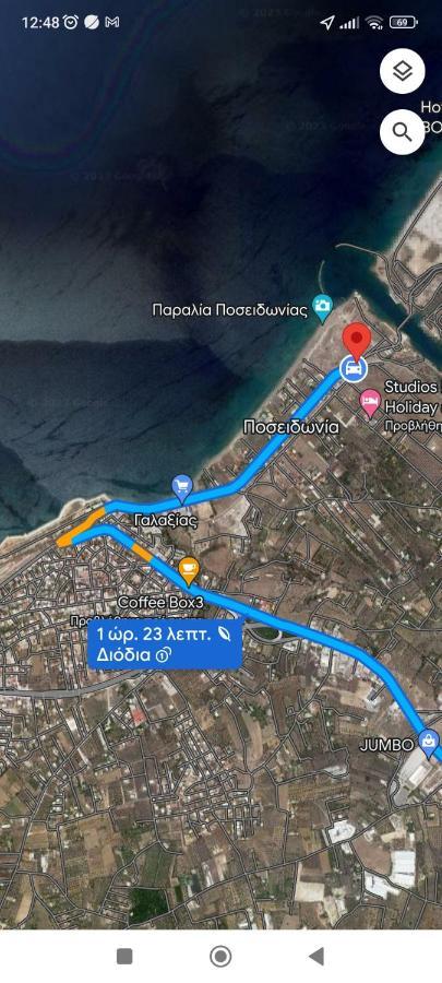 Studio Poseidonia Apartment 75Sqm Corinth Canal Luaran gambar